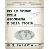 Per lo studio della geografia e della storia