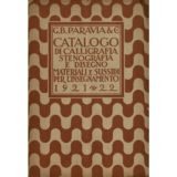 Catalogo di calligrafia stenografia e disegno